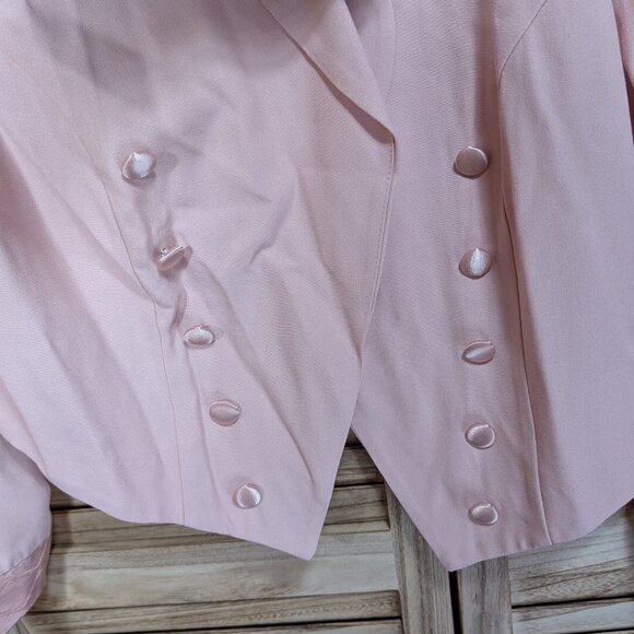VINTAGE Dawn Joy 2 Elegant Pink Dress and Jacket Set Size 20 - Picture 5 of 15